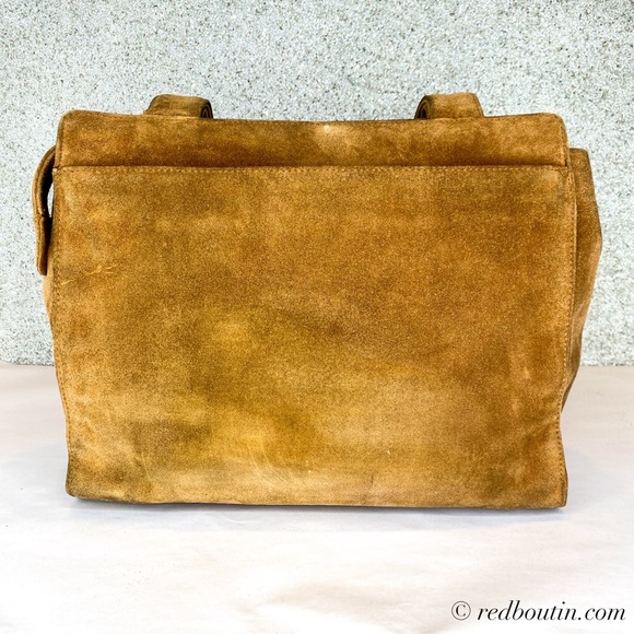 ❤️Sold Chanel CC Brown Suede Shoulder Bag - Picture 4 of 10